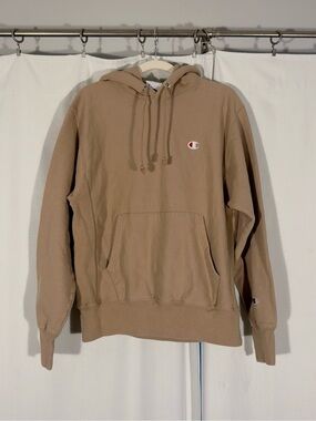 Champion Reverse Weave Tan Hoodie